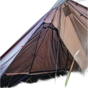 | Floorless Shelters with Stove Jack | Lightweight Ultralight Backpacking Hiking Camping Hunting Fishing Shelter | with Guy Lines & Stakes