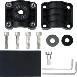 0 Degree Livescope LVS32 Transducer Pole Mount Kit for Panoptix LVS32 Transducer, Trolling Motor Shaft Mount for Panoptix LiveScope System/Ice Fishing Bundle 010-12676-15 0101267615