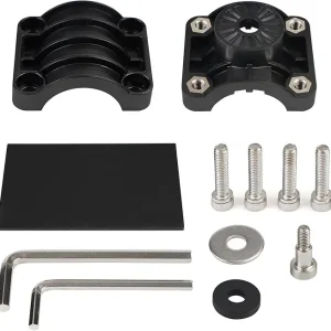 0 Degree Livescope Pole Mount Kit Trolling Motor Shaft Mount Compatible With Panoptix LVS32 Transducer LiveScope System Ice Fishing Bundle Replaces For 010-12676-15 0101267615
