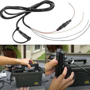 010-12199-04 4-Pin Power Cable Quick Connect Adaptor Fits for Echo, Striker Plus, Striker Vivid, Striker 4, Fishfinder, Echomap