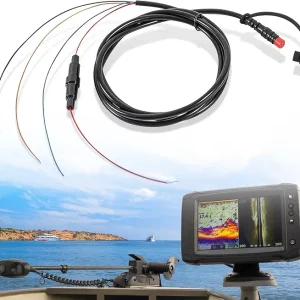 010-12199-04 Power/Data Cable Quick Connect Adaptor 4-Pin 4Xdv Compatible with Echo, Striker Plus, Striker Vivid, Striker 4, Fishfinder, Echomap