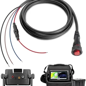 010-12445-00 Power/Data Cable Threaded 4-pin 6 Feet Fits for Garmin echoMAP Chirp,ECHOMAP Plus UHD,GPSMAP,Panoptix Upgrade (6 feet)