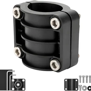 010-12676-15 0 Degree Livescope Pole Mount for Panoptix LVS32 Transducer, Trolling Motor Shaft Mount for use with Panoptix LiveScope Ice Fishing Bundle and Panoptix LiveScope System, Black
