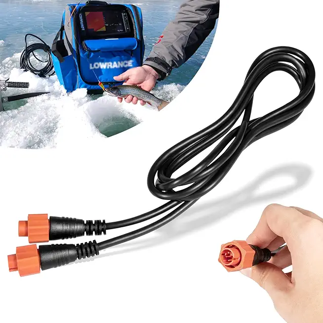 0127-29 Ethernet Cable Replacement for Lowrance Ethext-15Yl 3004.7036,15ft(4.5m) 5-Pin Network Cable Fit for Most Lowrance Devices