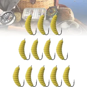 1 Dosen - Fishing Gear and Equipment, Tackle Bass Lure Fish Stuff - Fly Fishing Accessories Crankbait Supplies Worms Bait Kit - Trout Crappie Lures or Jigs, Swimbait for Freshwater Saltwater Top Water