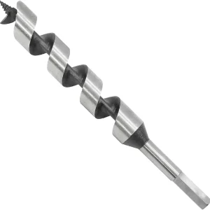 1 Inch Diameter Wood Auger Drill Bit, 9 Inch (230mm) Length Ship Auger Bit Wood Hole Cutter for Hardwood, Softwood