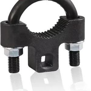 1 PC Automotive Chassis Rocker Inner Tension Rod Tool, 3/8" Carbon Steel U-Shaped Wrench Repair Machine Equipment, Car Disassembly Installation Accessories, Suitable for Most Models (Black)