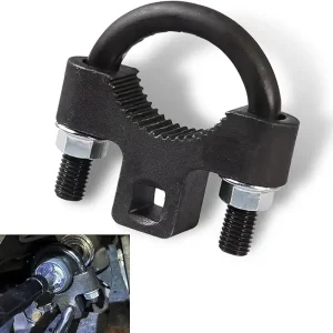 1 PC Automotive Tie Rod Removal Tool, 2.87" x 2.95" Exhaust Hanger Removal Tool, Tie Rod Removal and Installation Wrench, Universal for Most Cars (Black)