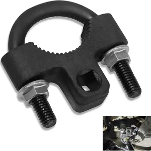 1 PC Car Inner Tie Rod Installation Wrench, Waterproof Metal Vehicle Tie Rod Installation Accessories, Universal Durable Automotive Wrench Replacement for Truck SUV Car (Black)