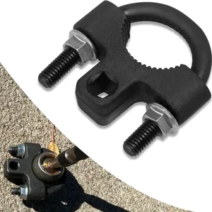 1 PC Car Inner Tie Rod Removal Tool, Multi-function Durable Metal Vehicle Steering Wheel Installation Wrench, Universal Waterproof Automotive Tie Rod Accessories for Truck SUV Car (Black)