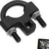 1 PC Car Steering Wheel Internal Ball Head Rudder Stock Wrench, Multi-function U-shaped Tooth Structure Rocker Disassemble Installation Tool, Tie Rod Installation Parts, for Cars (Black)