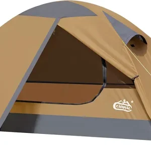 1 Person Backpacking Tent, Lightweight Compact Single Person Tent, Waterproof Windproof One Man Tent for Camping Hiking