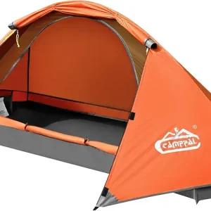 1 Person Tent for Camping Hiking Mountain Hunting Backpacking Tents 4 Season Resistance to Windproof Rainproof and Waterproof