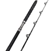 1-Piece/2-Piece Saltwater Offshore Heavy Trolling Rod Big Game Roller Rod Conventional Boat Fishing Pole with Roller Guides