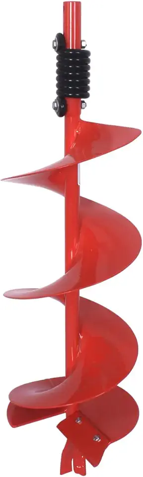 10 Inch Diameter 36 Inch Long Earth Auger Bit with Fishtail Point and Patent Shock Spring