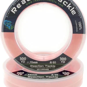 100% Pure Fluorocarbon Fishing Line - High Strength, Abrasion-Resistant, Fast-Sinking, Virtually Invisible, with Added Sensitivity - Ideal for Saltwater and Freshwater Leader Line