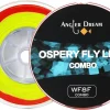100FT WF3F WF5F WF8 Fly Fishing Line Combo Weight Forward Fly Line with Braided Backing Tapered Leader Preload Fly Line with Welded Loop