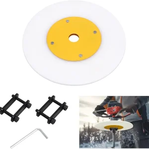 10inch Auger Stopper disc,Ice Fishing Safety Stopper Disc - Prevent Auger Blade from Slipping Beneath The Ice-1 Pack