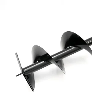 12" Diameter Auger/Drill for Hand Held Post Hole Digger/Earth or Ice Auger, 3/4" Mounting Shaft