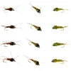 12 Psycho Prince/Anato May/PMX/Parachute Hopper Dry Flies and Nymph Flies for Trout Fly Fishing Flies Lure Assortment
