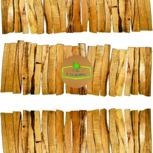 120 Palo Santo Smudging Bulk Lot Sticks, High Resin Palo Santo, Holy Wood. Premium Certified Authentic, Wild Harvested Incense Stick for Purifying, Cleansing, Healing (120 Sticks)