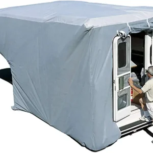 12264 SFS Aqua Shed Truck Camper Cover - 8' to 10' Queen Bed , Gray, Medium - Queen 193 Inch -213 Inch
