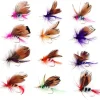 12pcs Butterfly Fly Lure - Handcrafted Fishing Lure for Bass, Panfish, Trout, Salmon