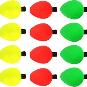 12pcs Fishing Float Fishing Bobbers Float Floating Bobber Indicators Foam Strikes Indicators for Freshwater Saltwater