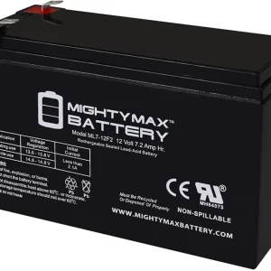 12V 7Ah F2 Replacement Battery for Marcum LX-7 Security