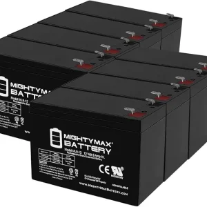12V 9Ah Replacement Battery compatible with Humminbird Ice 45 Flasher - 8 Pack