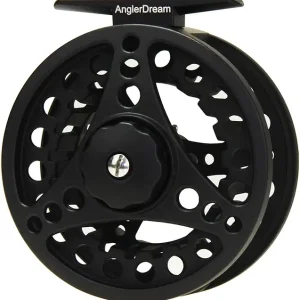 (1/2WT 3/4WT 5/6WT 7/8WT) Fly Reel with Line Combo Aluminum Alloy Large Arbor Fly Fishing Reels Weight Forward Fly Line with Braided Backing Taper Leader Pre-Tied