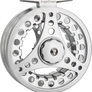 (1/2WT 3/4WT 5/6WT 7/8WT) Fly Reel with Line Combo Aluminum Alloy Large Arbor Fly Fishing Reels Weight Forward Fly Line with Braided Backing Taper Leader Pre-Tied