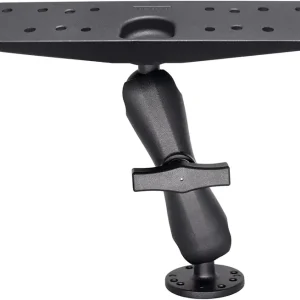 1.5" Ball Fish Finder Mount for 9" to 12" Large Fishfinder, Marine Electronic Depth Finder Mount with C Size Ball, Compatible with Garmin, Lowrance, Humminbird and More