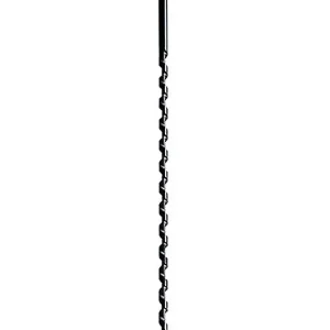 17.7in Manual Hand Auger Drill � High-Carbon Steel Wood Drill Bit with Ergonomic Wooden Handle Portable Drill for Survival, Bushcraft & Camping, Multipurpose Tool for Tent Stakes, Woodworking, and Out
