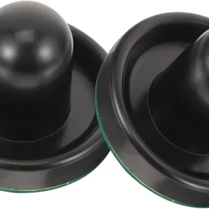 1Set Ice Hockey Pushers for Tabletop Air Hockey Game Replacement Handles for Air Hockey Tables Pushers with Felt Pads