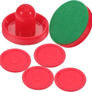 2 Pack Abs Plastic Hockey Puck Strikers Goal Handles for Ice Hockey Table Game Accessories