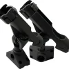 2 Pack Baitcaster/Spinning Rod Holder with Side Deck Mount
