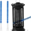 2 Pcs Bug Zapper Cleaning Brush Mosquito Zapper Bendable Cleaning Duster Plastic Dust Cleaner Microfiber Brush Reusable for Indoor Outdoor Electric Bug Zapper (Bug Zapper Not Included)