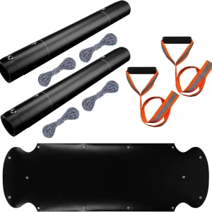 2 Pcs Deer Drag Sleds Heavy Duty Deer Sled Game Hauler Multi-Purpose Utility for Hauling Hunting, Fire Wood, Ice Fishing and Camping Hunting Gear, with Pull Rope and Storage Bag, Easy to Carry