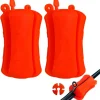 2023 New Portable Fishing Rod Fixed Ball, Multi-Function Rubber Fishing Pole Clip Silicone Fishing Rod Beam, Durable Fastener Binding Clip Fishing Pole Clip for Fishing Rod Accessories