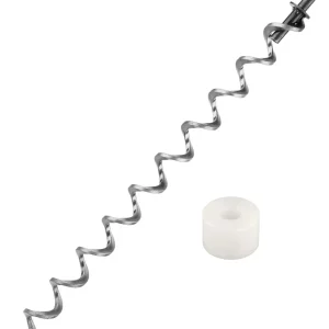 23 Inch Igniter Auger Shaft Screw, Auger Replacement with Bushing Auger Motor Push Rod/Shaft BBQ Grill Part Accessories for Pit Boss Series