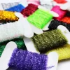 24 Cards 10m/Card Fly Fishing Tinsel Chenille Crystal Flash Line Nymph Streamers Lure Making Fly Tying Materials