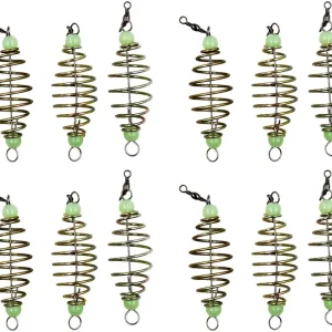 24Pcs Fishing Bait Trap Cage Feeder Basket Holder Coarse Lure Feeder Carp Lure Fish Accessories