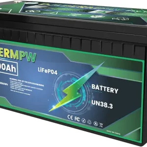 24V 100Ah Lifepo4 Lithium Battery 2560W Load Power Batteries Built-in 100A BMS Lithium Batteries 4000+ Deep Cycle Lithium Iron Phosphate Rechargeable Battery for Solar,RV,Golf Cart,Off-Grid