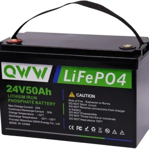 24V50AH LiFePO4 Lithium Battery Automotive Battery for RV Travel Energy Storage, Photovoltaic Energy Storage Backup Power