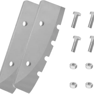 28340 Replacement Eskimo Ice Auger Blades Compatible with Eskimo Auger Blades, 8 Inch Hand Ice Augers Blades w/Bolts Nuts - 2 Pack
