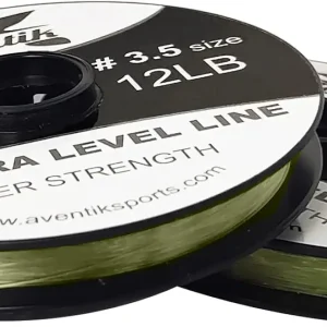 2PC- Aventik 100% Pure Fluorocarbon Fishing Line High Strength Abrasion-Resistant Fast Sinking Invisible Sensitivity Saltwater& Freshwater Leader Line
