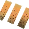 3 PCS Fishing Finger Protector Fly Line Stripping Guard Fly Fishing Finger Tab Protector for Finger Protection (Yellow)