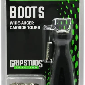 3000A - 4.4mm Prominence - GRIPSTUDS Wading Boot Studs - Pack of 28 - Tungsten Carbide Core Screw in Studs - Spikes for Traction in Wading Boots - Includes Installation Tool