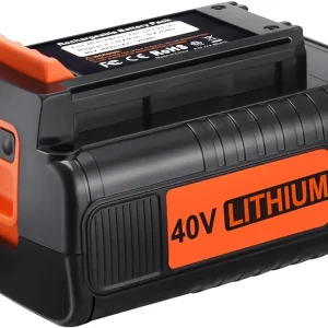 3.0Ah 40-Volt MAX Replacement Battery Compatible with Black&Decker LBX2040 LBX36 LBXR36 LBXR2036 40V Lithium Ion Battery